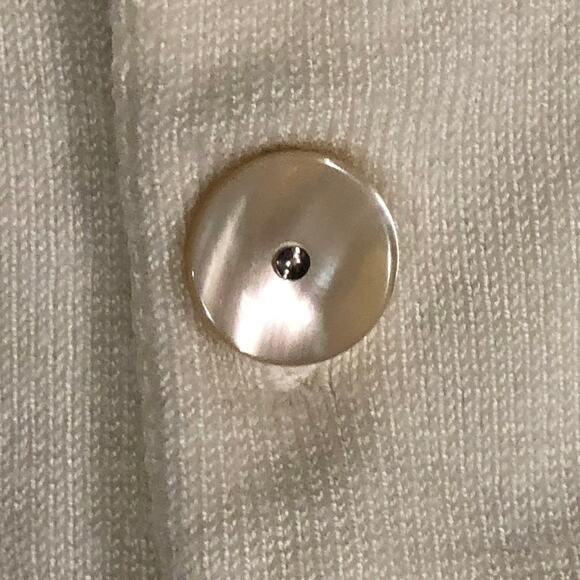 Karen Kane S Animal Print on Ivory Smooth Knit Cardigan Sweater IMMACULATE! - Picture 6 of 15